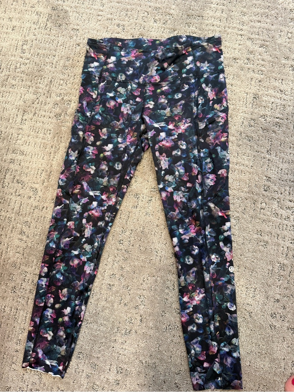 lululemon athletica fast and free 25 inch size 8